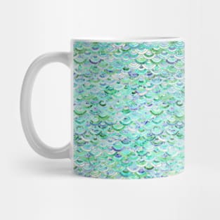 Marble Mosaic in Mint Quartz and Jade Mug